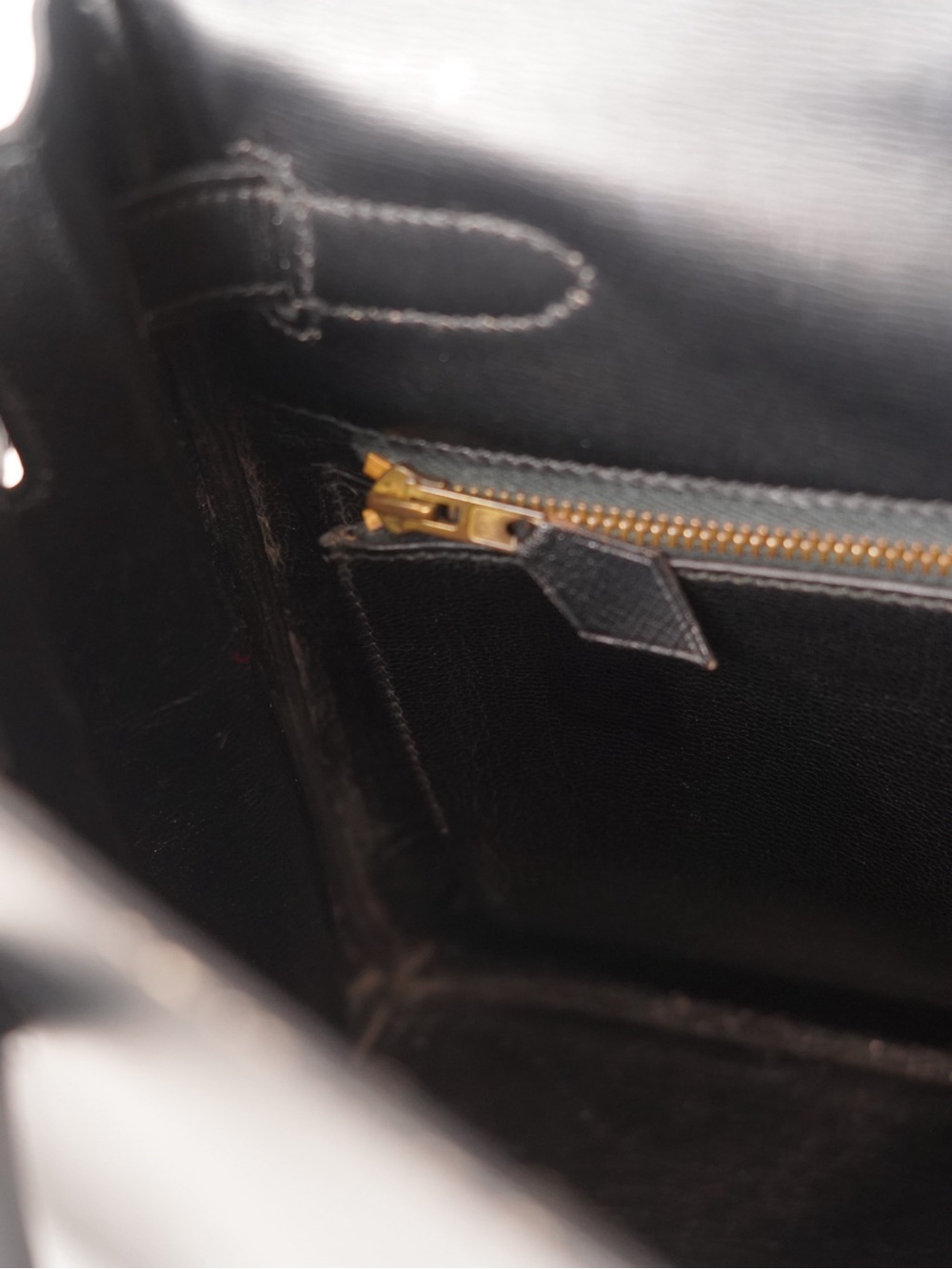 Hermès Vintage Kelly 32 Sellier Black Box GHW 1979 - Picture 11 of 12
